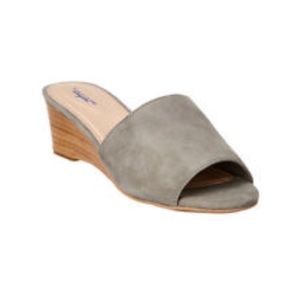 *BNIB* T Tahari | Grey Suede ‘Novello’ Wedge Mules